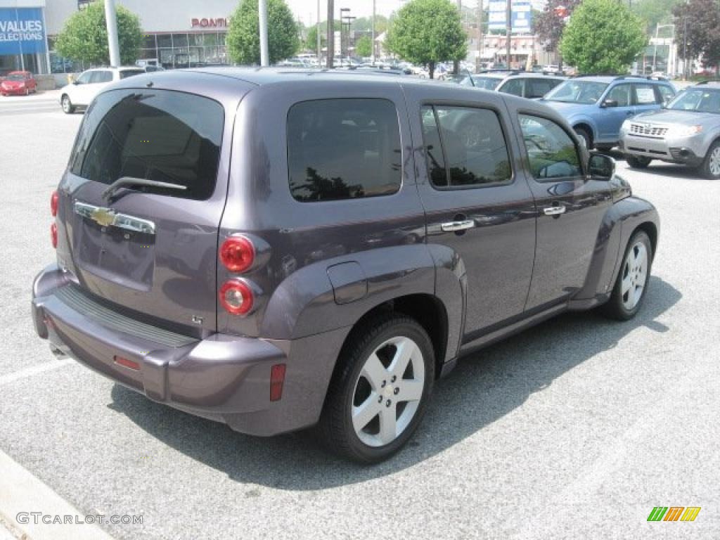 2007 HHR LT - Majestic Amethyst Metallic / Gray photo #6