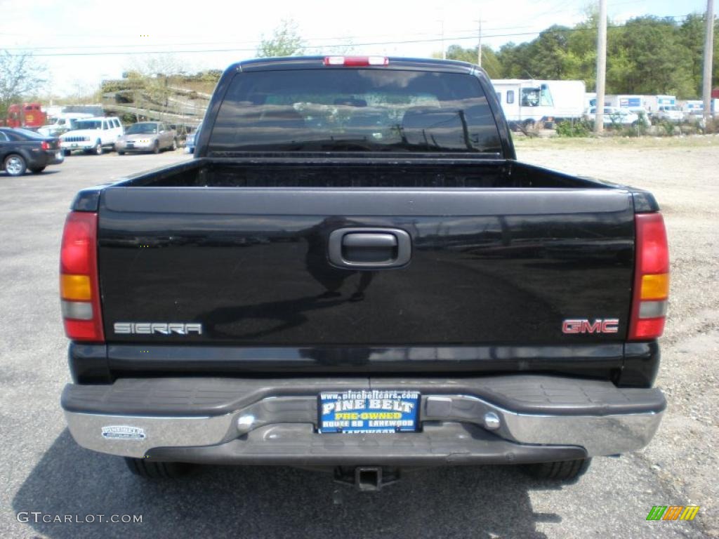 2000 Sierra 1500 SLE Extended Cab 4x4 - Black Onyx / Graphite photo #6