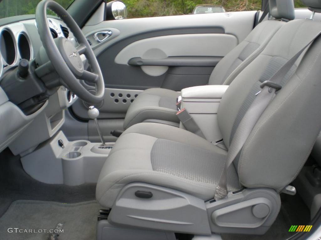 Pastel Slate Gray Interior 2008 Chrysler PT Cruiser Touring Convertible Photo #48935797