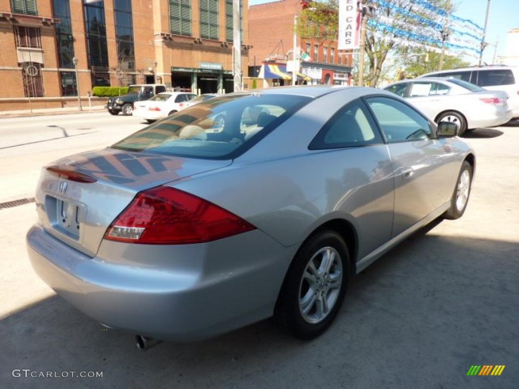 2007 Accord EX Coupe - Alabaster Silver Metallic / Gray photo #4
