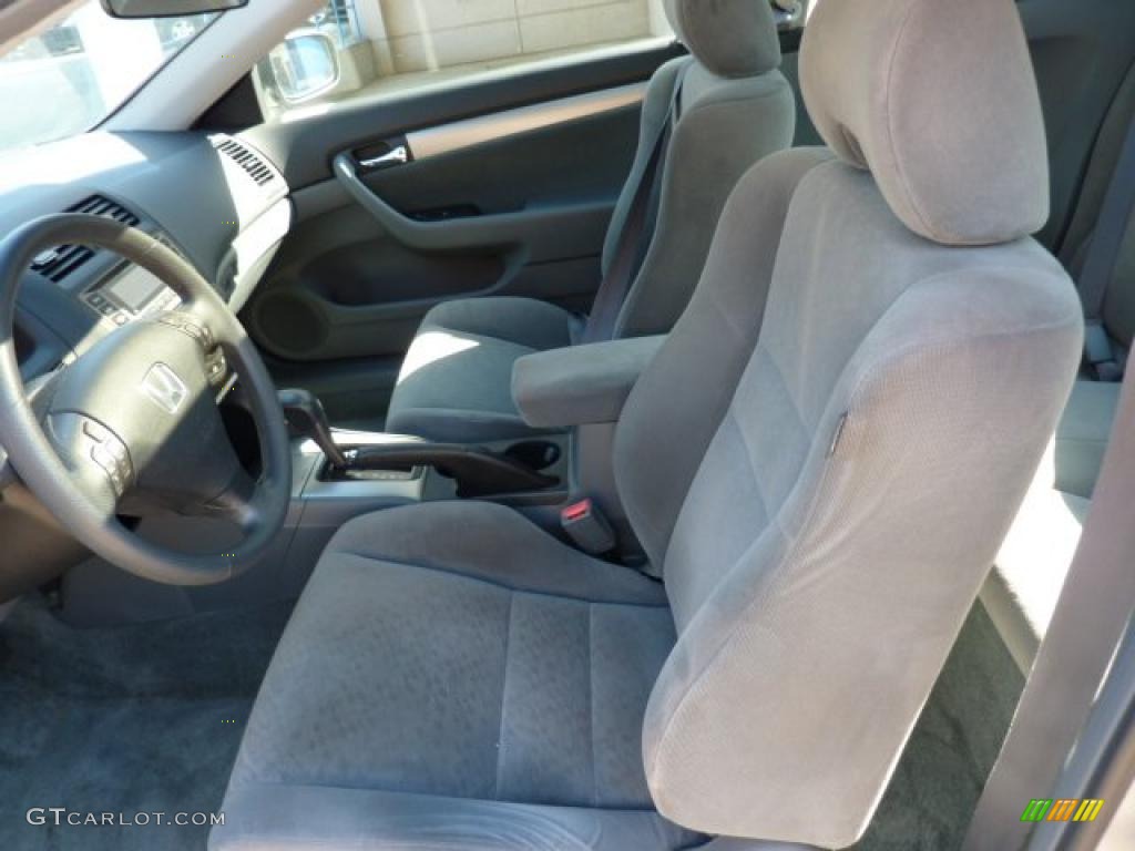 2007 Accord EX Coupe - Alabaster Silver Metallic / Gray photo #7