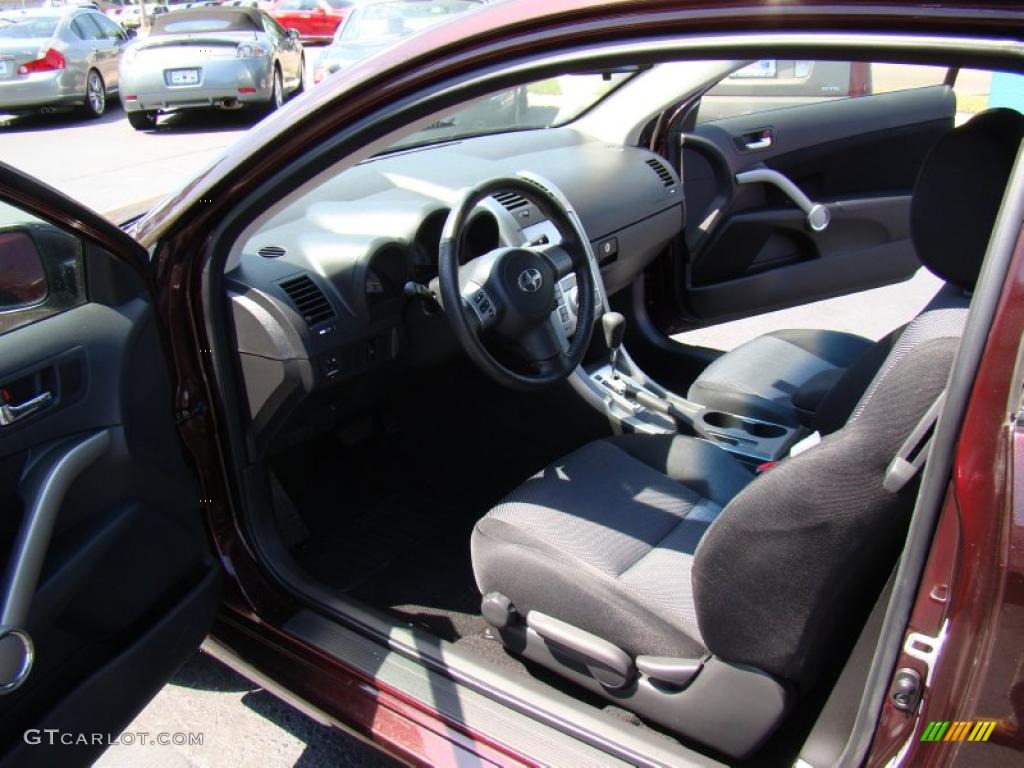 Dark Charcoal Gray Interior 2008 Scion tC Standard tC Model Photo #48936643