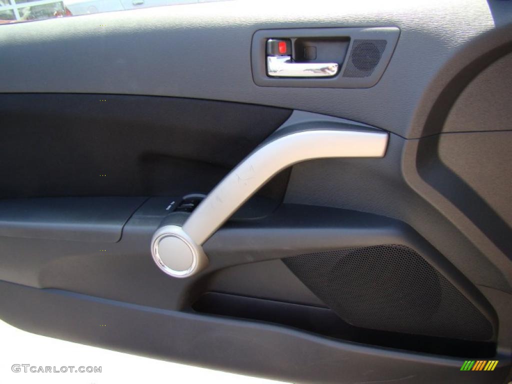 2008 Scion tC Standard tC Model Dark Charcoal Gray Door Panel Photo #48936742