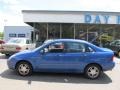 2003 French Blue Metallic Ford Focus SE Sedan  photo #2
