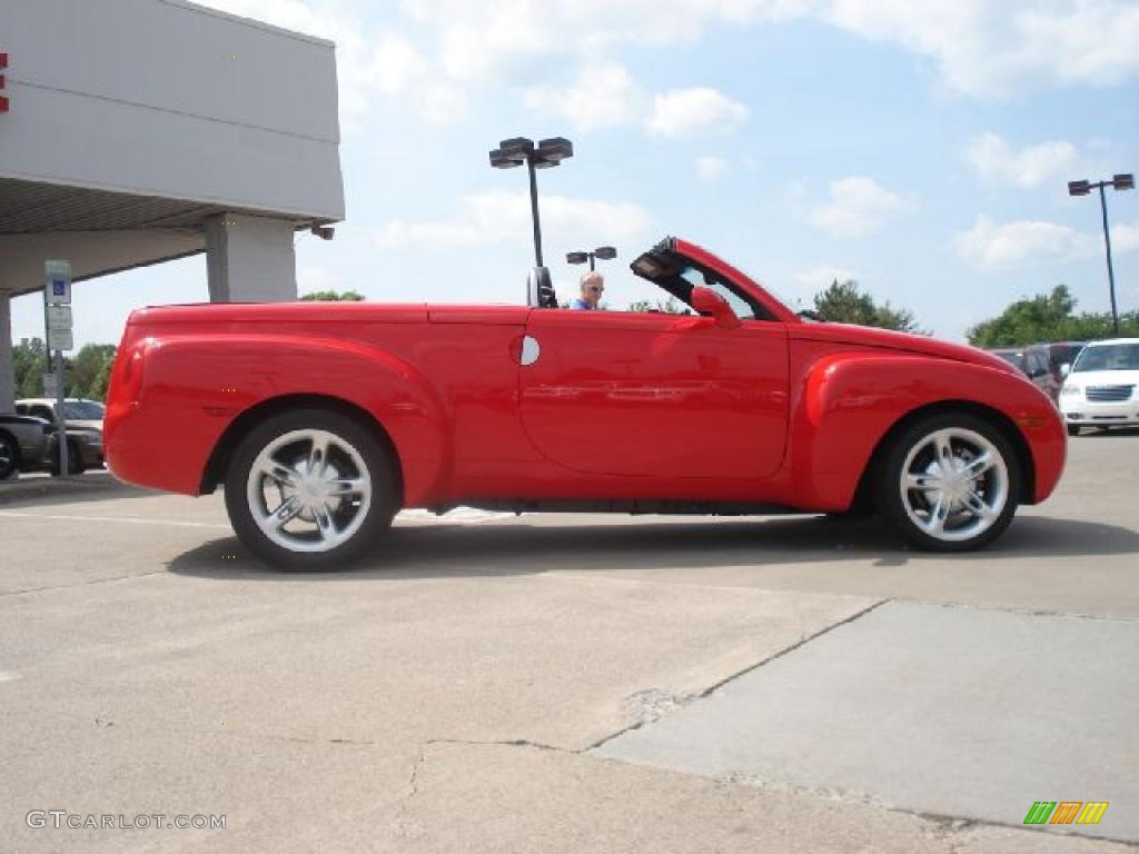 Redline Red 2003 Chevrolet SSR Standard SSR Model Exterior Photo #48937142