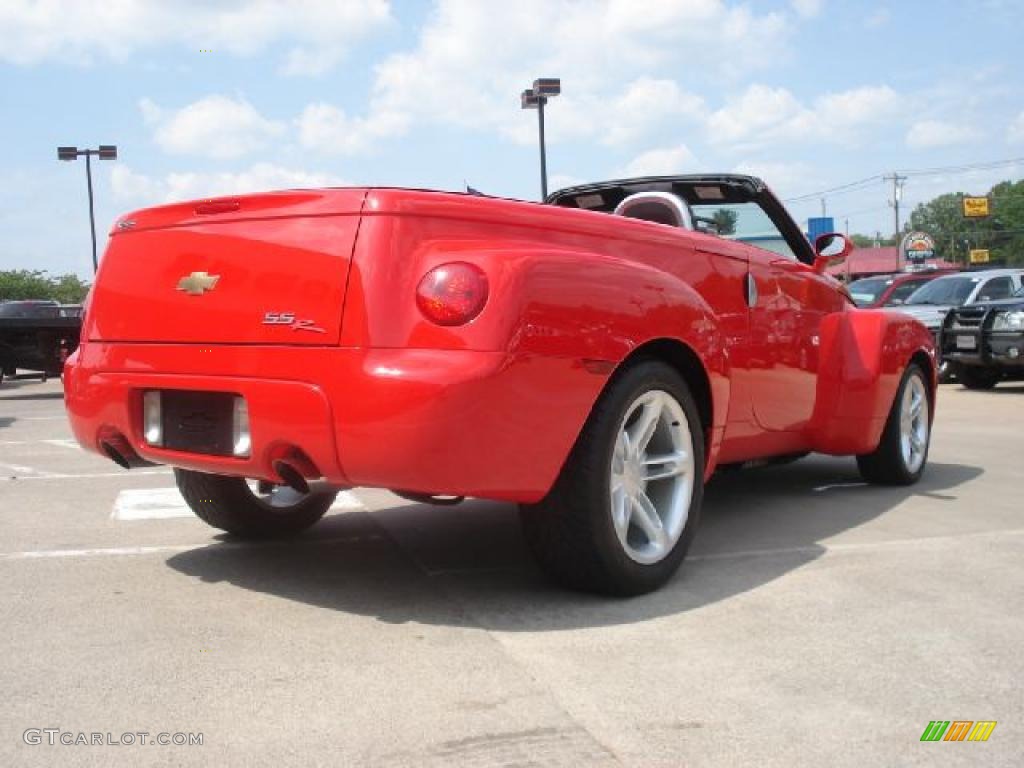 Redline Red 2003 Chevrolet SSR Standard SSR Model Exterior Photo #48937153