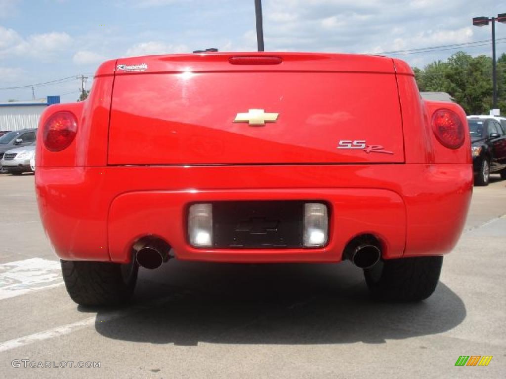 Redline Red 2003 Chevrolet SSR Standard SSR Model Exterior Photo #48937168