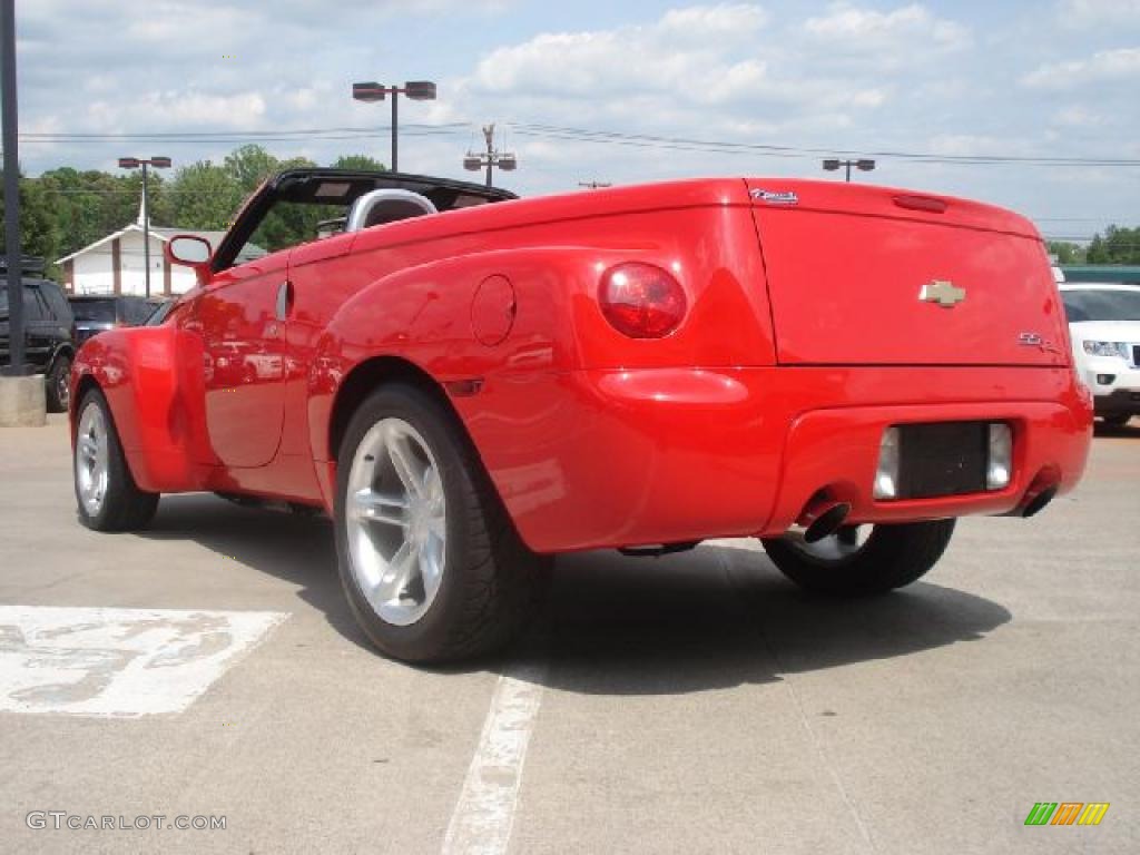 Redline Red 2003 Chevrolet SSR Standard SSR Model Exterior Photo #48937183