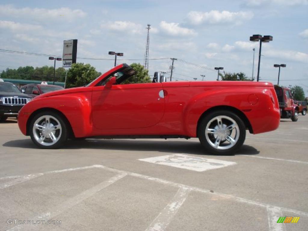 Redline Red 2003 Chevrolet SSR Standard SSR Model Exterior Photo #48937197