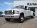 Oxford White 2006 Ford F350 Super Duty Lariat Crew Cab 4x4 Dually Exterior