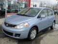 2010 Arctic Blue Metallic Nissan Versa 1.8 S Hatchback  photo #1