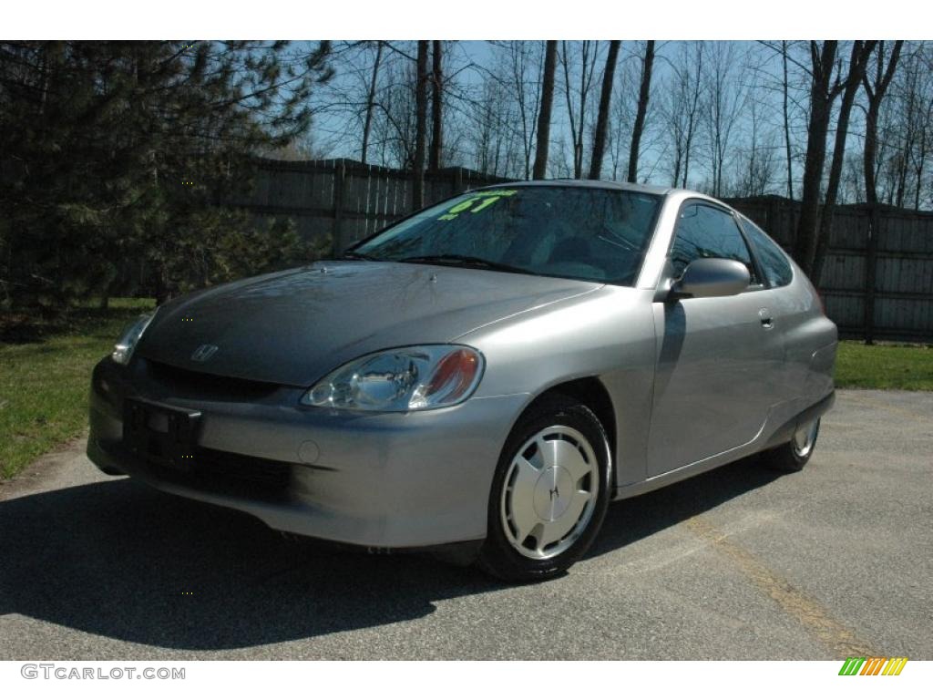 Silverstone Metallic 2000 Honda Insight Hybrid Exterior Photo #48939526