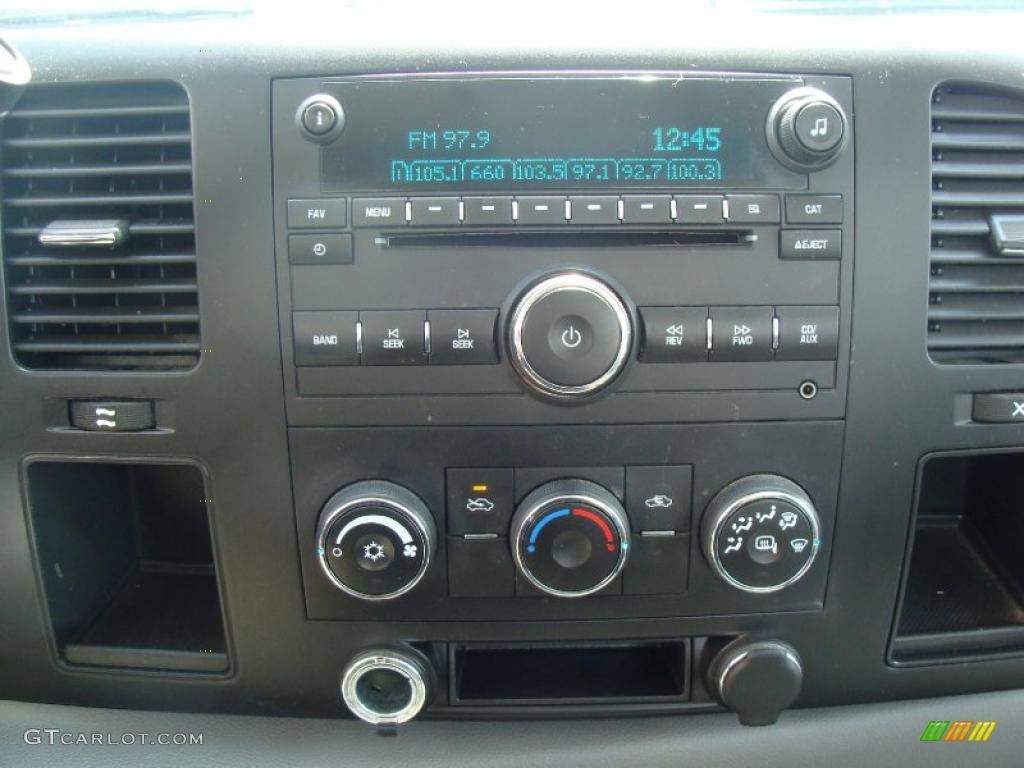 2009 Silverado 2500HD Work Truck Regular Cab 4x4 - Summit White / Dark Titanium photo #12