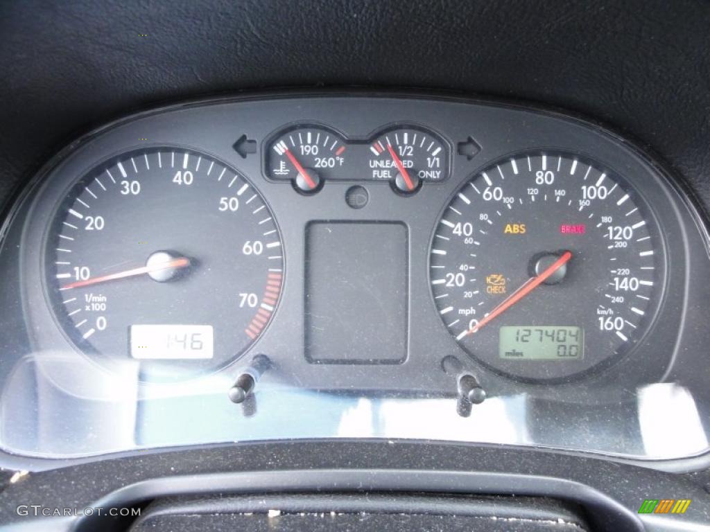 2000 Volkswagen Jetta GLS Sedan Gauges Photo #48941095