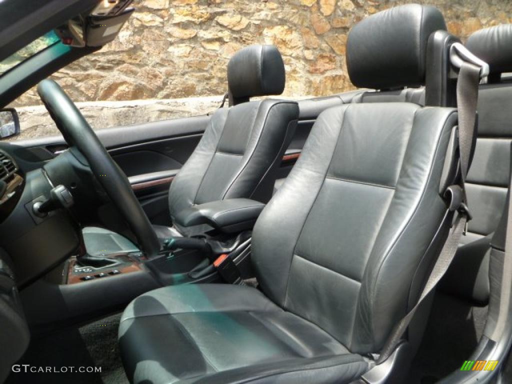 2004 3 Series 325i Convertible - Jet Black / Black photo #8