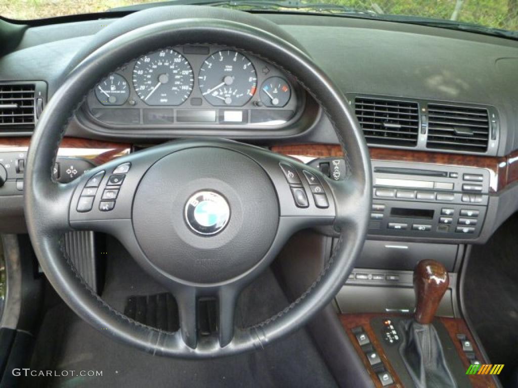 2004 3 Series 325i Convertible - Jet Black / Black photo #20