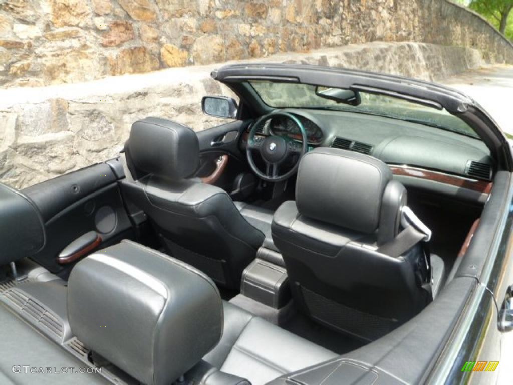 2004 3 Series 325i Convertible - Jet Black / Black photo #22