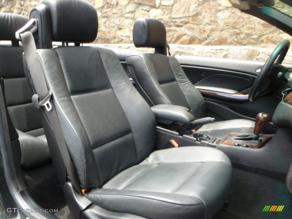 2004 3 Series 325i Convertible - Jet Black / Black photo #23