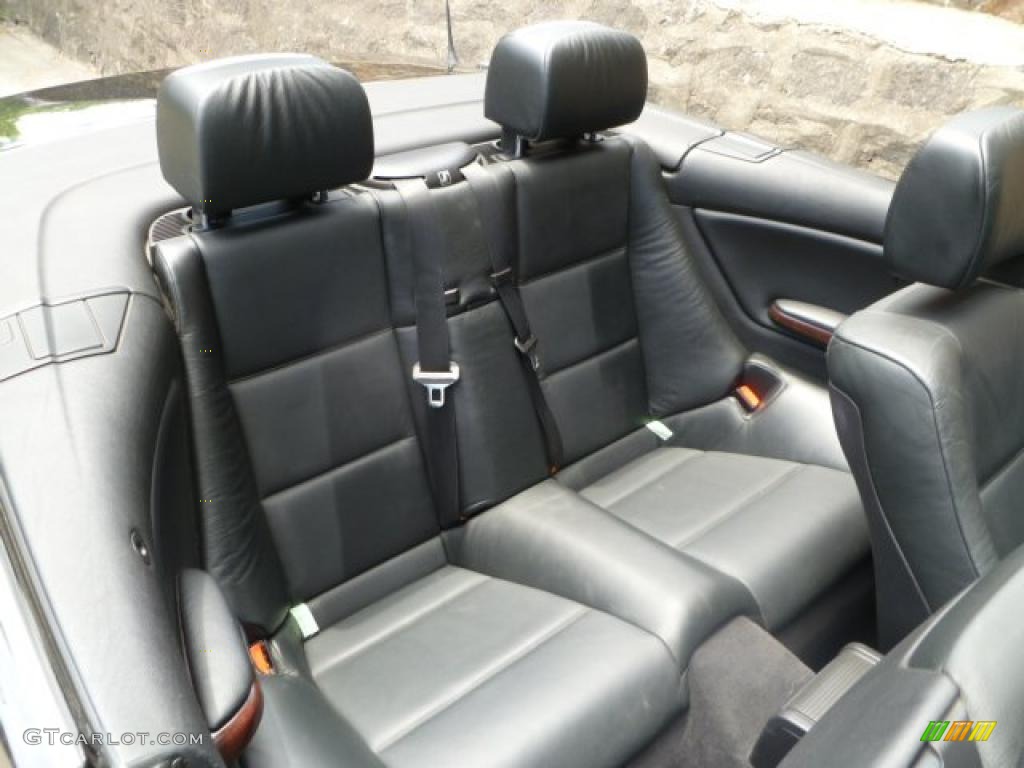 2004 3 Series 325i Convertible - Jet Black / Black photo #24
