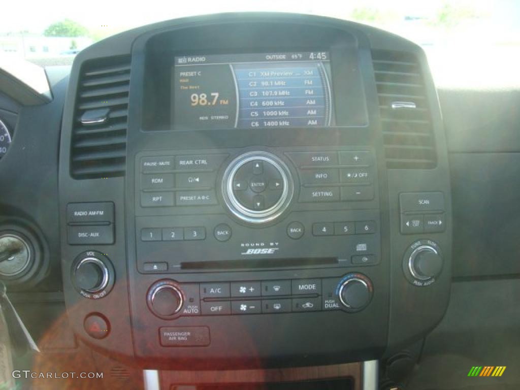 2008 Pathfinder LE V8 4x4 - Storm Gray / Graphite photo #22