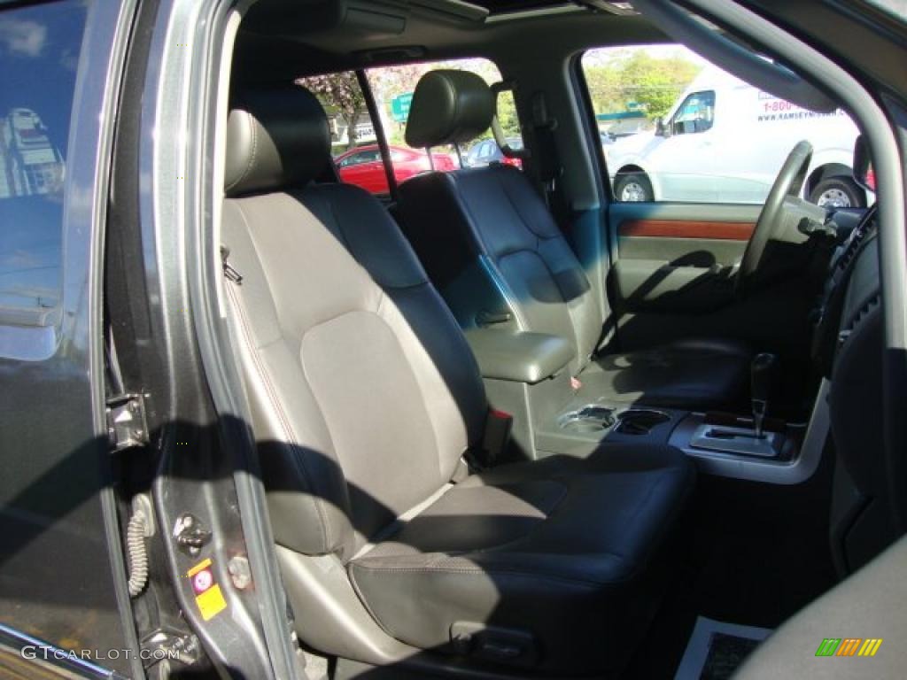 2008 Pathfinder LE V8 4x4 - Storm Gray / Graphite photo #36