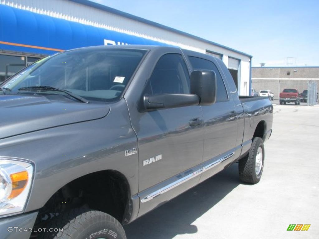 2008 Ram 1500 Laramie Mega Cab 4x4 - Mineral Gray Metallic / Medium Slate Gray photo #11