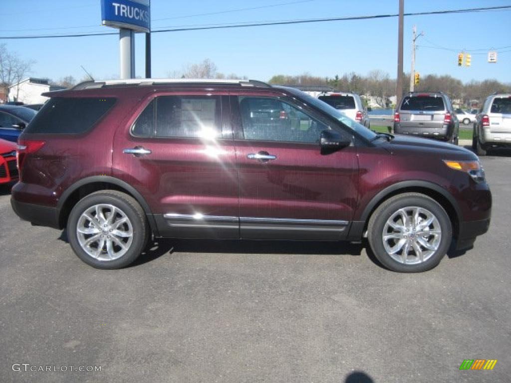 Bordeaux Reserve Red Metallic 2011 Ford Explorer XLT 4WD Exterior Photo #48943999
