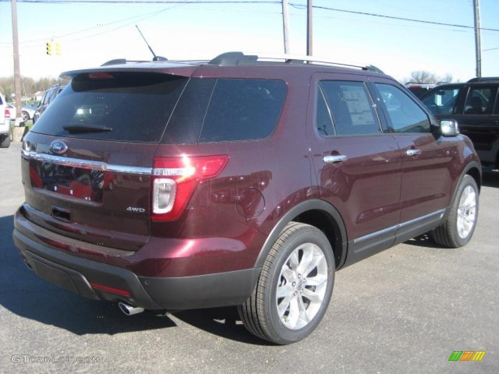 Bordeaux Reserve Red Metallic 2011 Ford Explorer XLT 4WD Exterior Photo #48944011