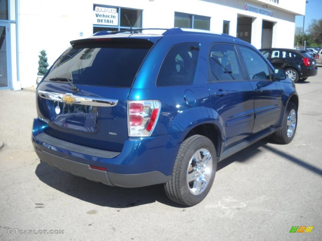 2007 Equinox LT AWD - Laser Blue Metallic / Light Gray photo #2