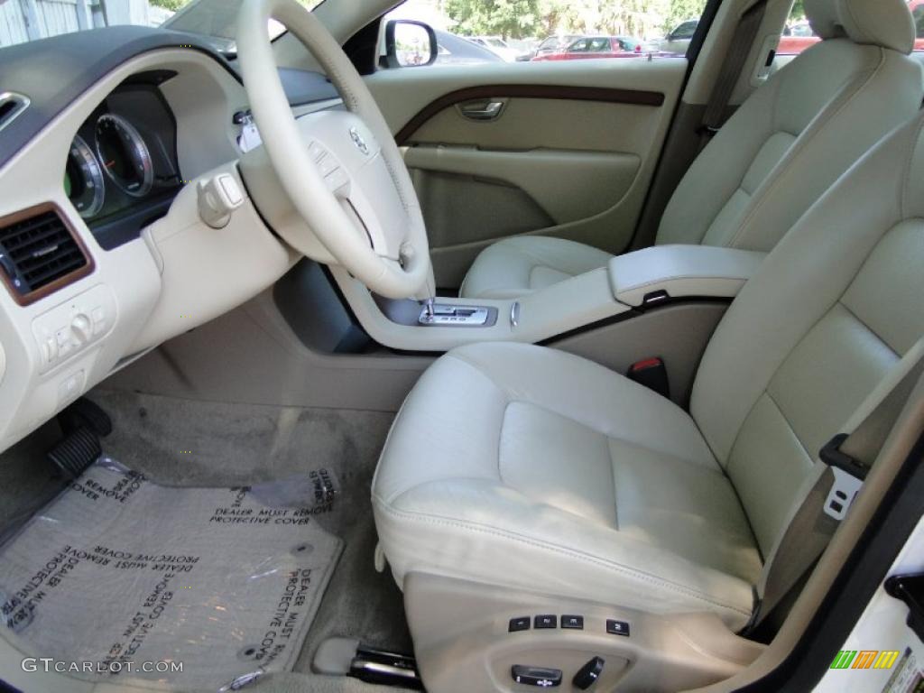 Sandstone Beige Interior 2008 Volvo S80 T6 AWD Photo #48945346