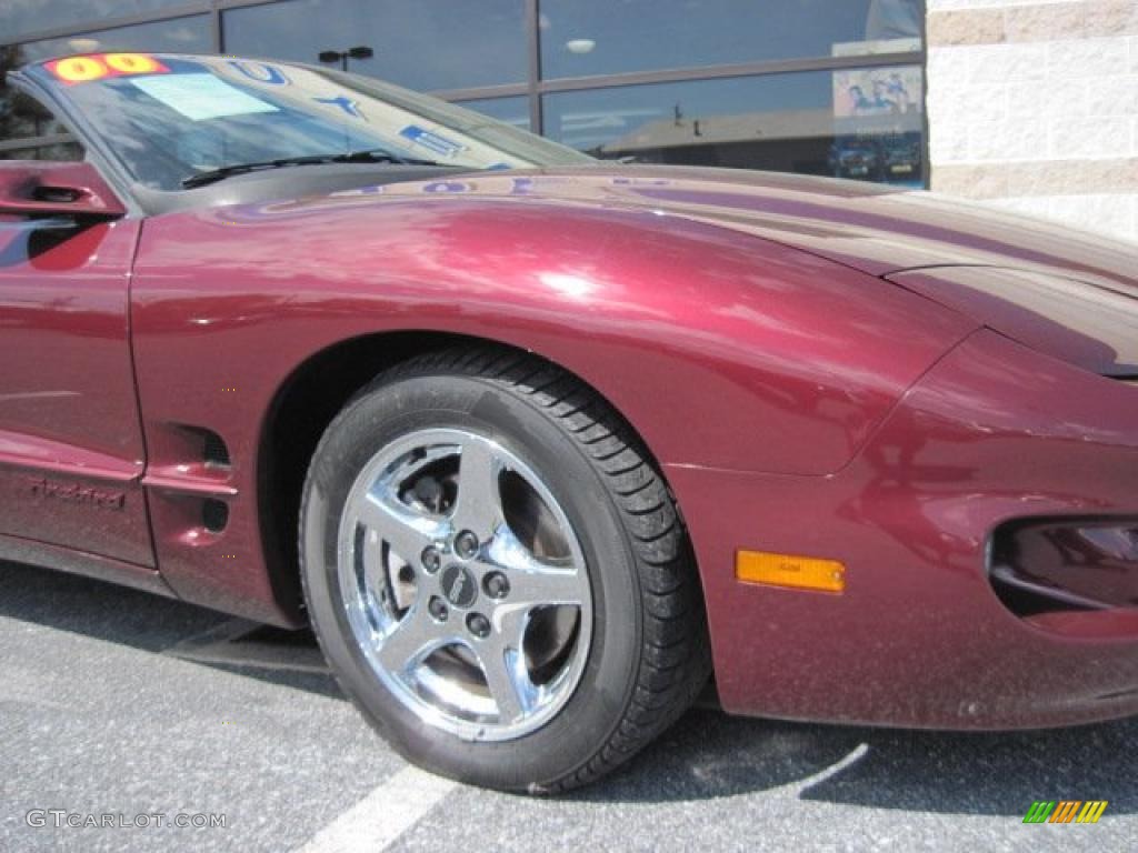 2000 Firebird Convertible - Maple Red Metallic / Taupe photo #5