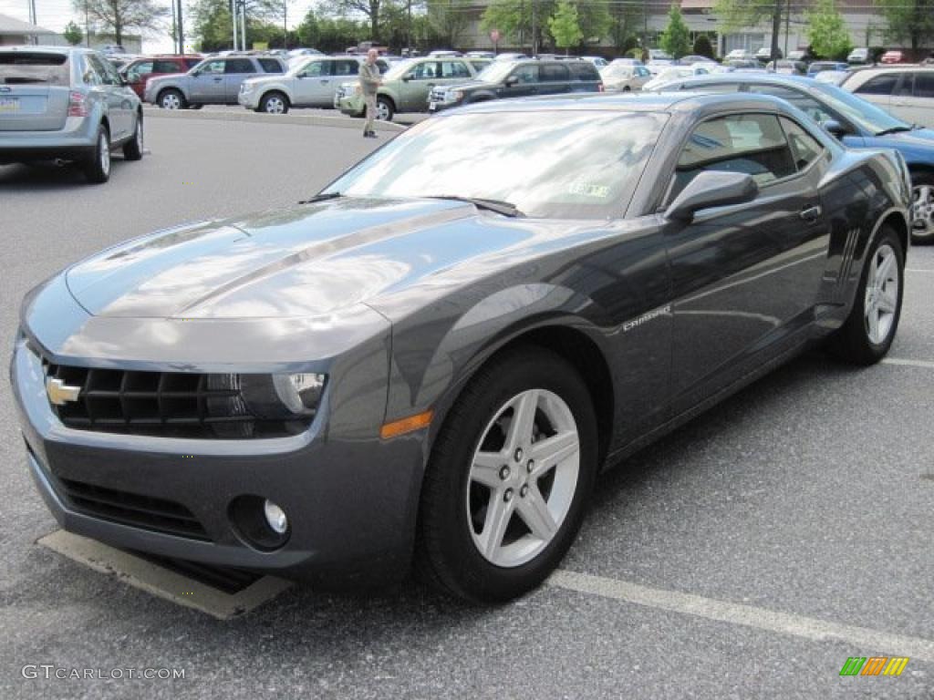 2010 Camaro LT Coupe - Cyber Gray Metallic / Black photo #3