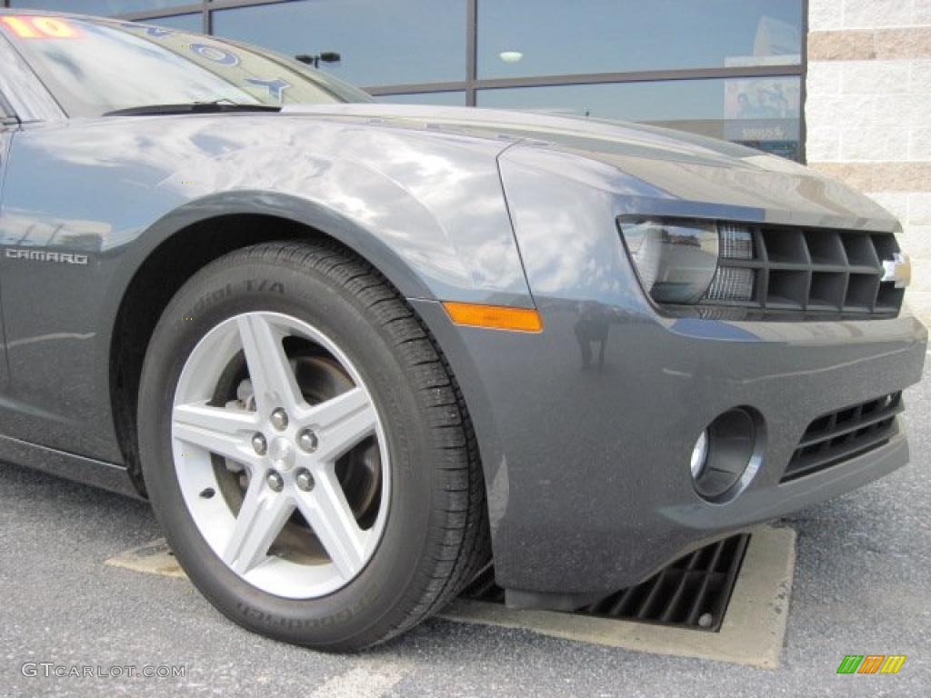 2010 Camaro LT Coupe - Cyber Gray Metallic / Black photo #4