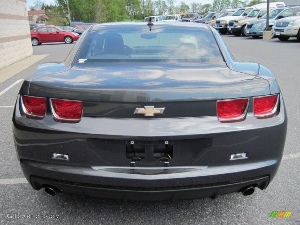 2010 Camaro LT Coupe - Cyber Gray Metallic / Black photo #8