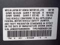 NH642M: Storm Silver Metallic 2009 Honda Fit Sport Color Code