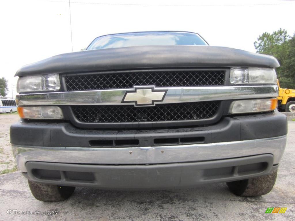 2002 Silverado 2500 Extended Cab - Indigo Blue Metallic / Graphite photo #2