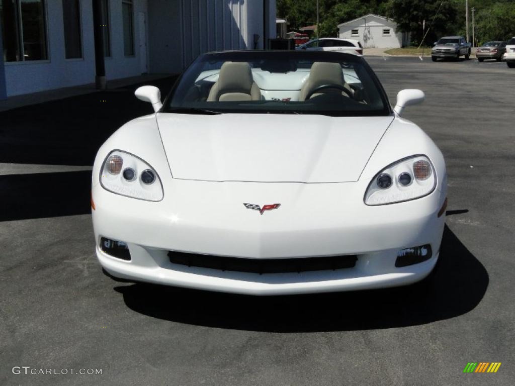 Arctic White 2009 Chevrolet Corvette Convertible Exterior Photo #48947245