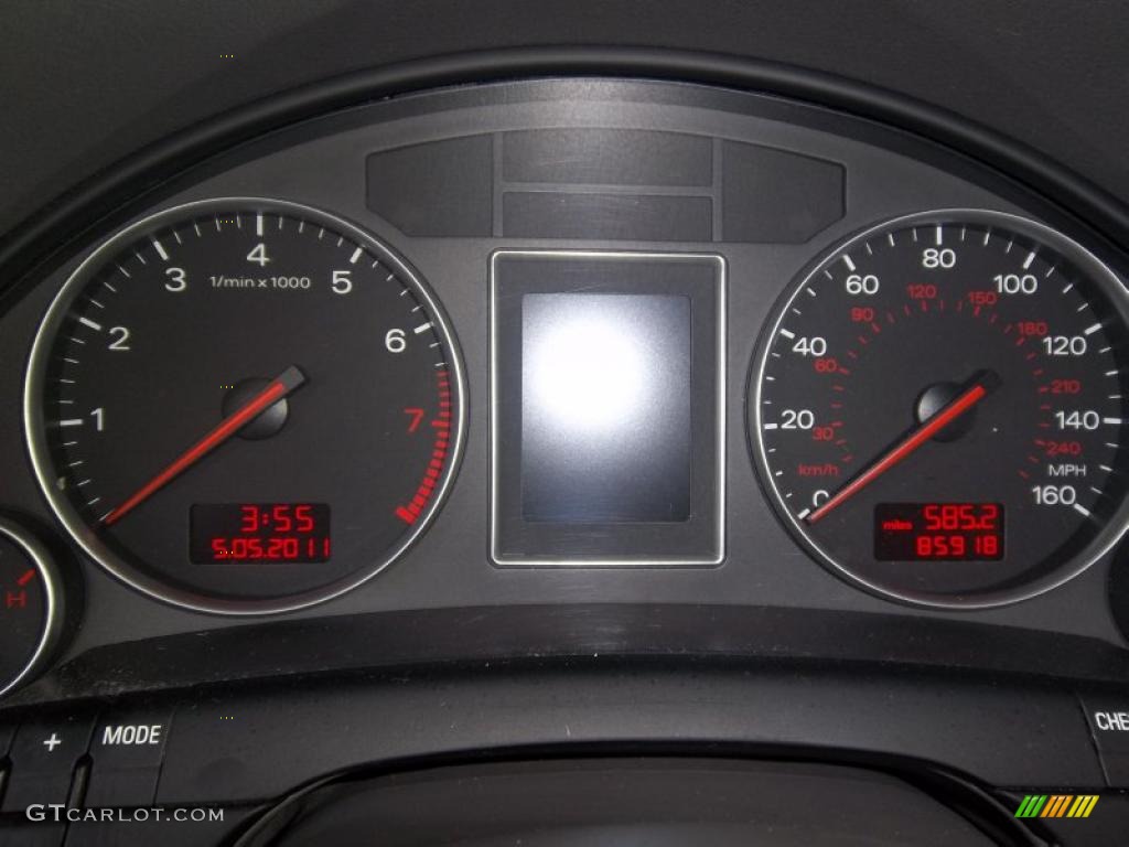 2002 Audi A4 1.8T quattro Avant Gauges Photo #48947275