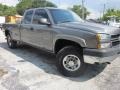 Graystone Metallic - Silverado 2500HD LT Extended Cab Photo No. 3