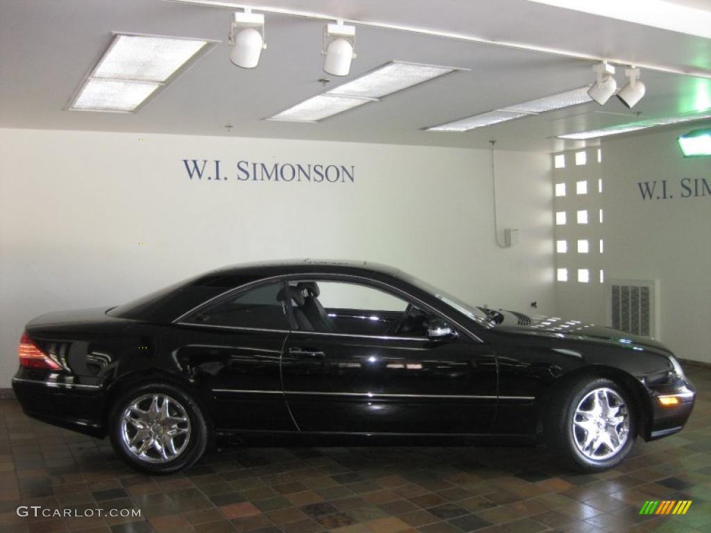 2001 CL 500 - Black / Charcoal photo #2
