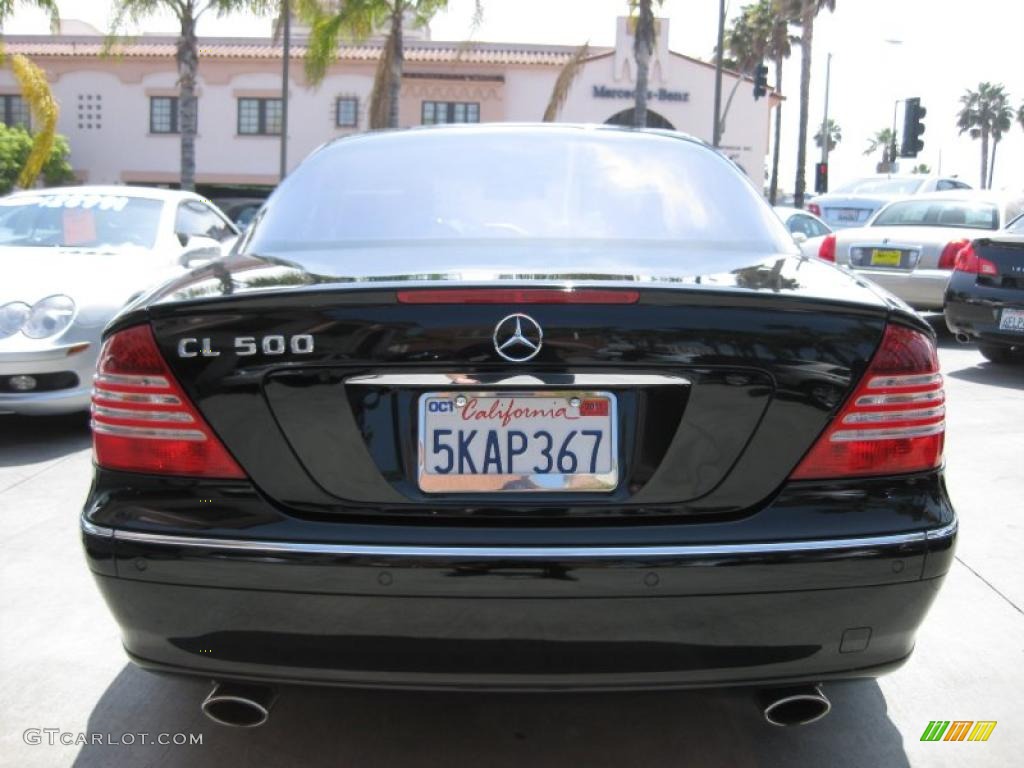 2001 CL 500 - Black / Charcoal photo #4