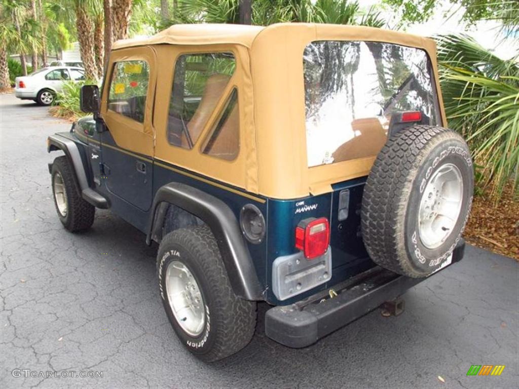 Emerald Green Pearl 1998 Jeep Wrangler Sport 4x4 Exterior Photo #48947917