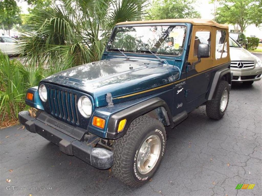 Emerald Green Pearl 1998 Jeep Wrangler Sport 4x4 Exterior Photo #48947932