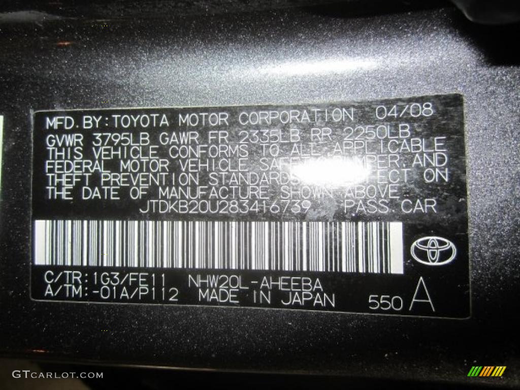 2008 Prius Hybrid - Magnetic Gray Metallic / Gray photo #8