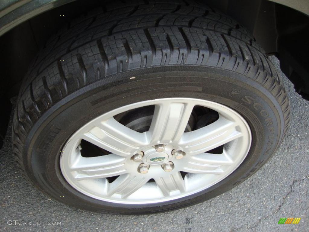 2008 Range Rover V8 HSE - Tonga Green Pearlescent / Sand photo #21