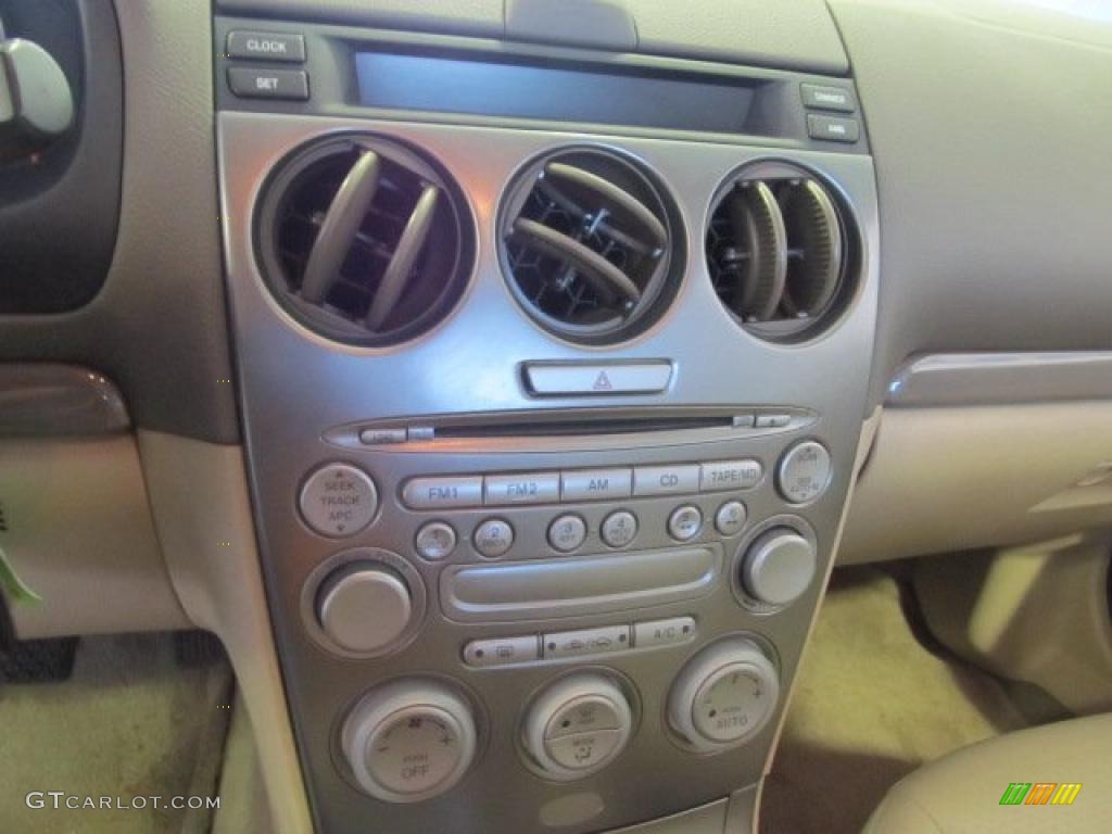 2004 MAZDA6 s Sedan - Pebble Ash Metallic / Gray photo #12