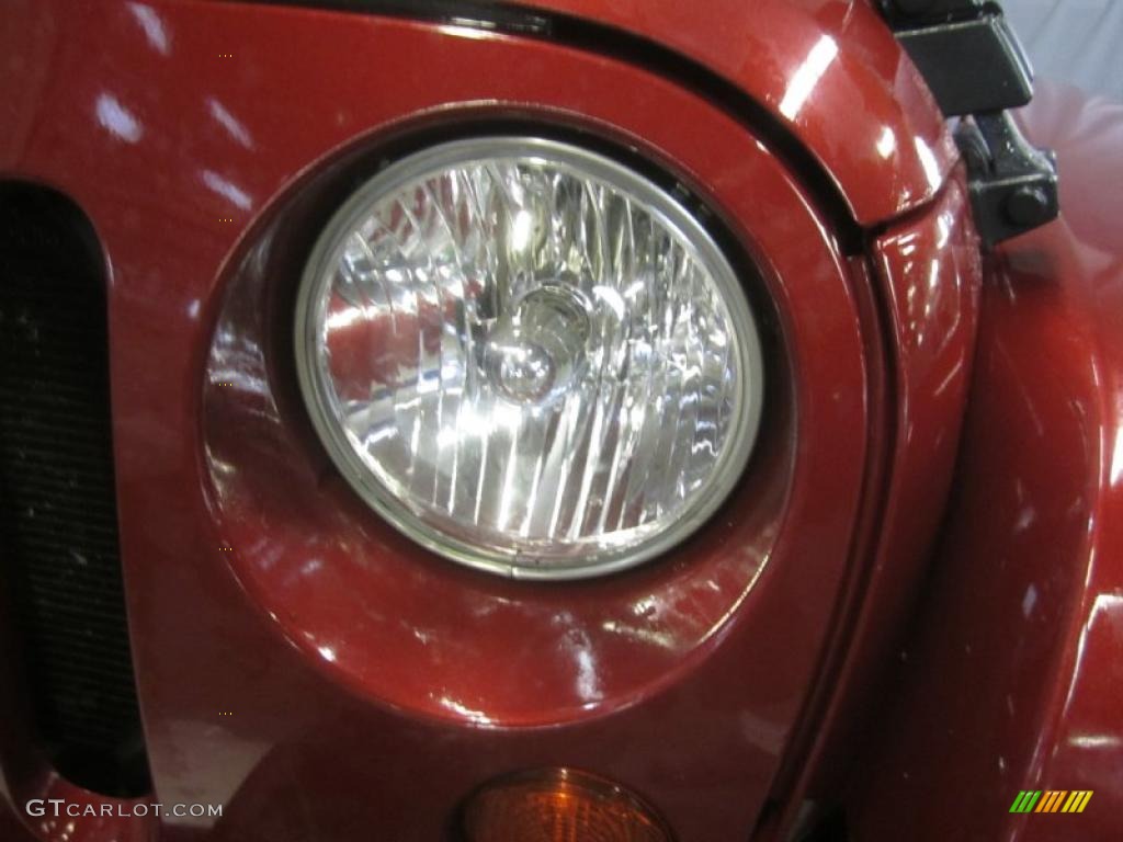 2008 Wrangler Unlimited Sahara 4x4 - Red Rock Crystal Pearl / Dark Slate Gray/Med Slate Gray photo #4