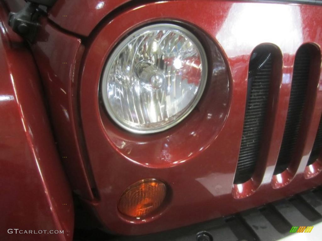 2008 Wrangler Unlimited Sahara 4x4 - Red Rock Crystal Pearl / Dark Slate Gray/Med Slate Gray photo #5