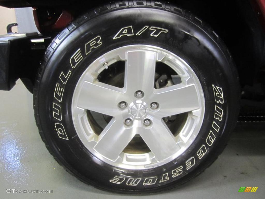 2008 Wrangler Unlimited Sahara 4x4 - Red Rock Crystal Pearl / Dark Slate Gray/Med Slate Gray photo #7