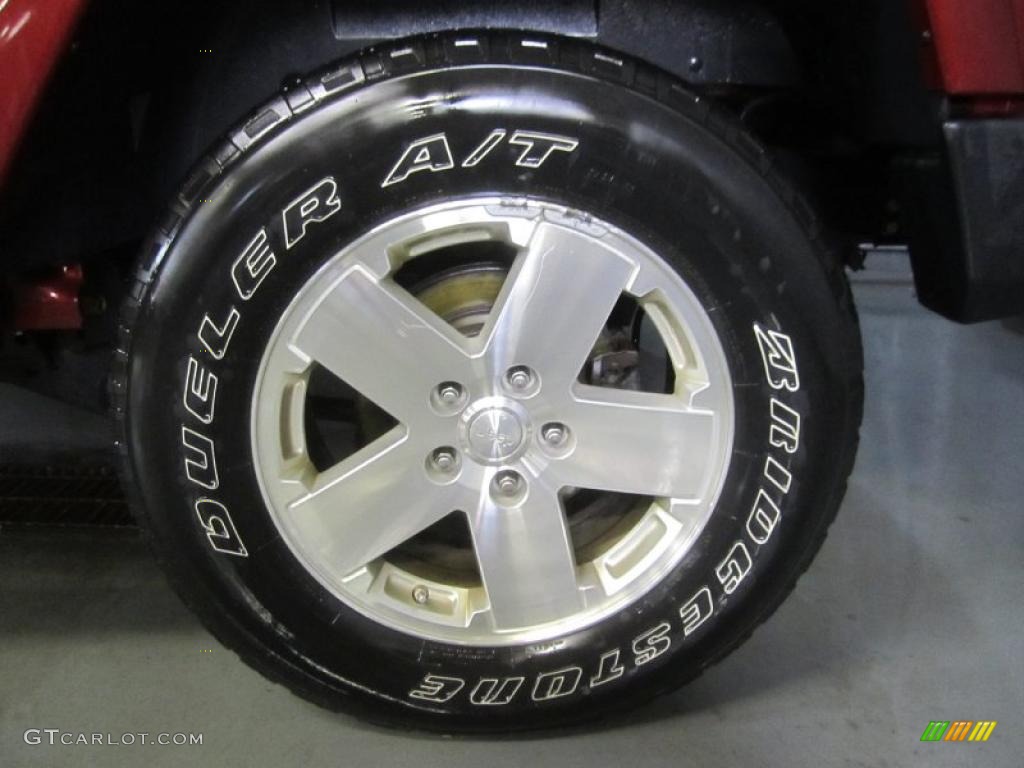 2008 Wrangler Unlimited Sahara 4x4 - Red Rock Crystal Pearl / Dark Slate Gray/Med Slate Gray photo #8